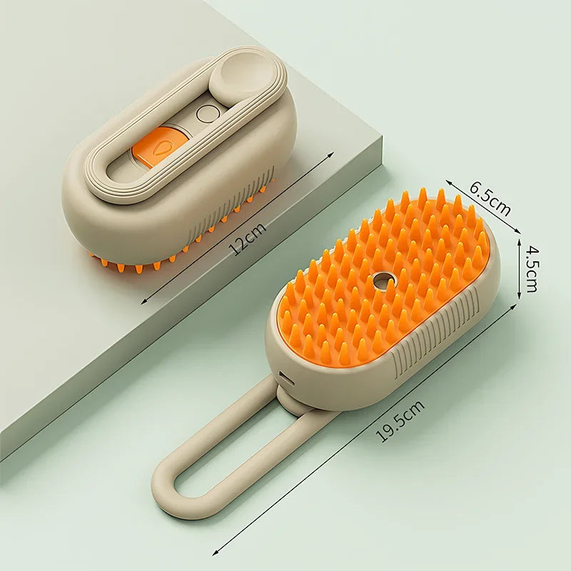 Cat Brush Hair Remover Cat Steam Brush Electric Cleaning Brush Glove for Dogs Removes Take Out Hairs Vapir Cat Accessories